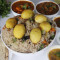 Egg Biryani Family Pack With Chicken Rice (Serves 4 Persons)