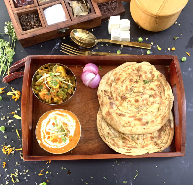 Shahi Paneer Mix Veg 2 Paratha