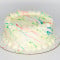 Rainbow Vanilla Cake (500 Gms) (Eggless)
