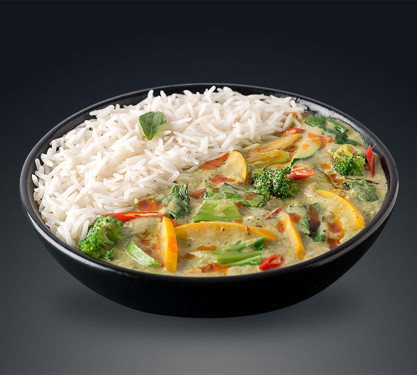 Veg Green Thai Curry Bowl