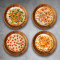 Four Pizza Veg Single Combo