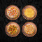 Set Of 4 Pizza Combo (Cheese Corn Pineapple Baby Corn Capsicum Onion Red Pepper)