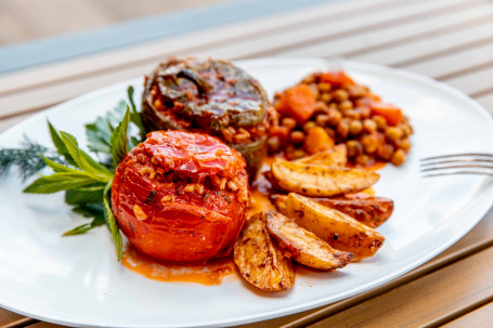 Vegetarian Gemista Greek Stuffed Vegetables