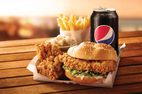 New Zinger Burger Box