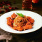 蒜辣鮮茄炸雞麵 Spicy Deep-Fried Chicken Pasta With Tomato Sauce