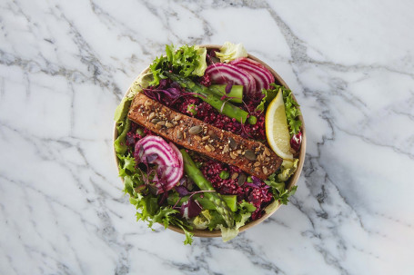 Pinky The Gluten Free Grain Salmon Salad