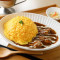 蛋包雞肉咖哩飯 Omelette Chicken Curry With Rice And Salad(Set)