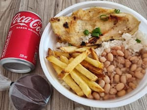 Combo Filé De Frango Coca Mini Sobremesa