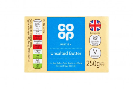 Co Op Butter Unsalted