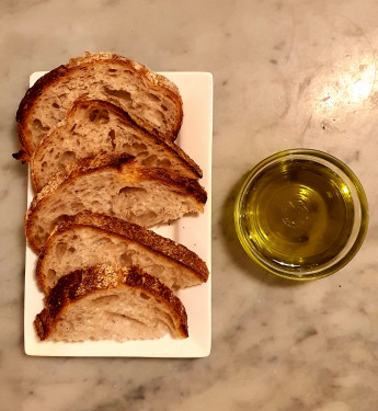Toasted Sourdough Bread, Olive Oil