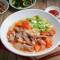 jiā zhī méi huā zhū ròu miàn Pork Blade Shoulder Noodles with Tomato Sauce