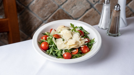 Rocket Salad With Cherry Tomatoes Parmesan Shaving