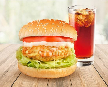 Chuán Qí Zhēn Xiā Bǎo Assinatura Shrimp Burger