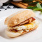 Jiān Kǎo Jī Tuǐ Fǎ Shì Rǔ Lào Dàn Bǎo French Cheese Burger With Egg And Pan-Fried Chicken Drumstick