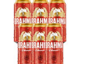 Cerveja Brahma Chopp 6Un. Latão 473Ml