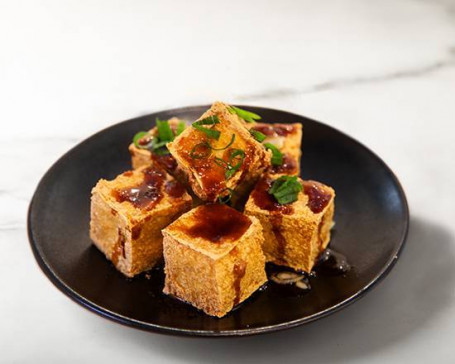 Huáng Jīn Zhà Dòu Fǔ Tofu Frito Dourado