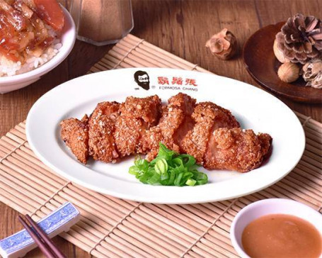 Hóng Zāo Dòu Rǔ Tuǐ Pái Coxa De Frango Com Arroz De Fermento Vermelho E Coalhada Fermentada