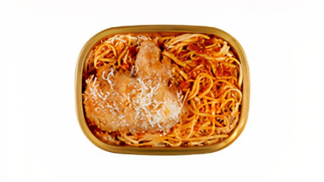 Frango À Parmegiana Com/Linguine