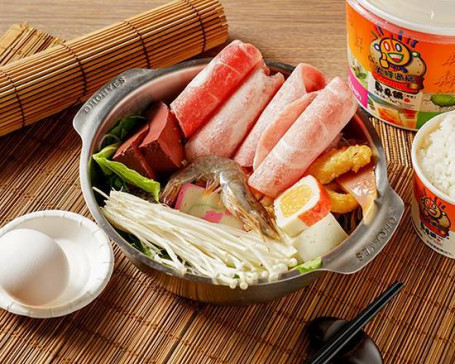 Hǎi Xiān Dòu Fǔ Guō Seafood E Tofu Pot