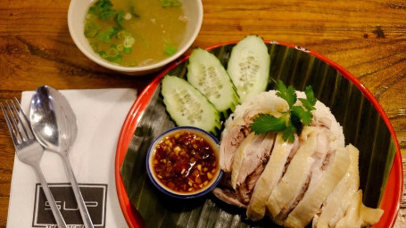 Hainanese Chicken And Ginger Rice (Khao Man Gai)