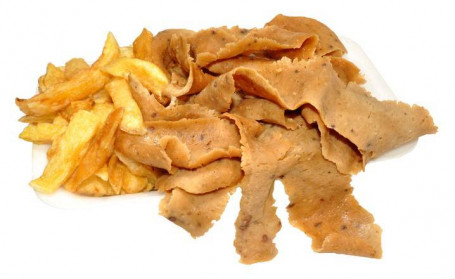 Lamb Meat And Chips Large
