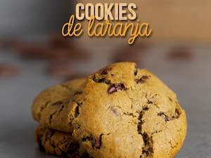 Cookie De Laranja Com Chocolate