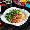 Bái Zú Gān Bàn Shào Zi Mǐ Xiàn Thick Rice Noodles With Minced Iberico And Tomato