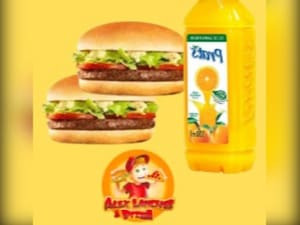 2 Burg Salada Suco Prats De Laranja 330 Ml