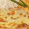 Parmegiana de Beringela com arroz branco e fritas
