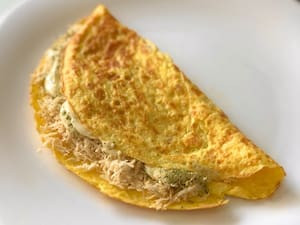 Omelete De Frango Com Catupiry