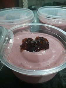 Tortinha De Mousse De Morango (Fruta)