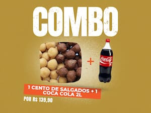 Kit Festa (1 Cento De Salgados 1 Coca Cola 2l.