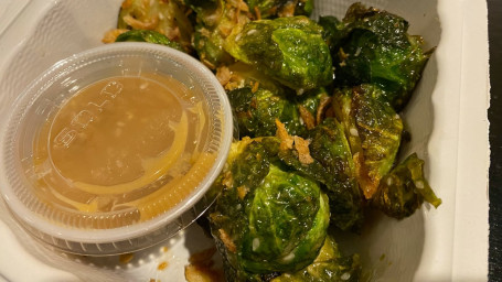 Fried Brussel Sprouts And Miso
