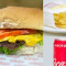 Combo 1: cheese burger+batata frita+refrigerante 220ml