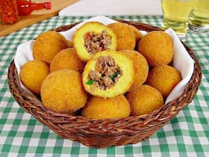 Coxinha De Carne 100 Unidades