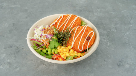 Vegetarian Croquettes Nomi Poke Bowl