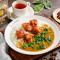Zhà Jī Kuài Bō Cài Kā Lī Fàn Fried Chicken Thigh Curry With Spinach