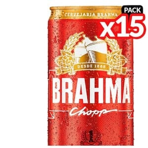 Cerveja Pilsen Chopp Brahma 269Ml Com 15Un