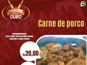 Marmitex De Churrasco Com Carne De Porco