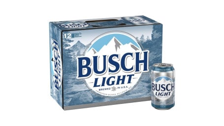 Busch Light Can 12Ct 12Oz