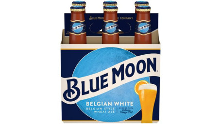 Garrafa De Cerveja Branca Blue Moon 6Ct 12Oz