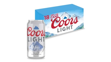 Coors Light Can 18Ct 12Oz