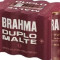 Caixa de cerveja Brahma Duplo Malte lata 350ml