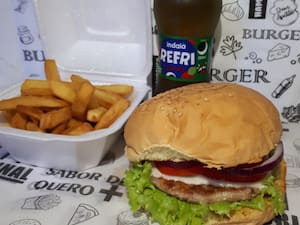 X-Burguer Refri Indaia 250Ml Frita