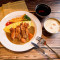 Xiāng Kǎo Jī Tuǐ Kā Lī Dàn Bāo Fàn Tào Cān Rice Omelette With Grilled Chicken Drumstick And Curry Combo