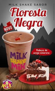 Milk Shake Floresta Negra 250 Ml
