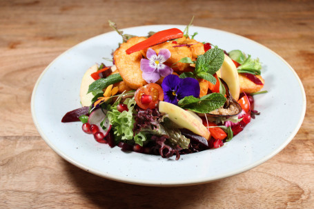 Haloumi Roasted Red Pepper Salad