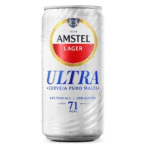 Cerveja Amstel Ultra Lata 269Ml Caixa Com 12Un