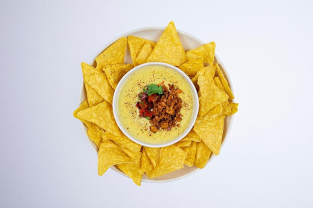 Kinda Spicy Green Chili Queso Dip