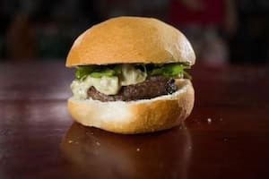 Chicago burger gorgonzola